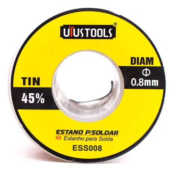 Estaño para Soldar 0.8mm 45% 200g