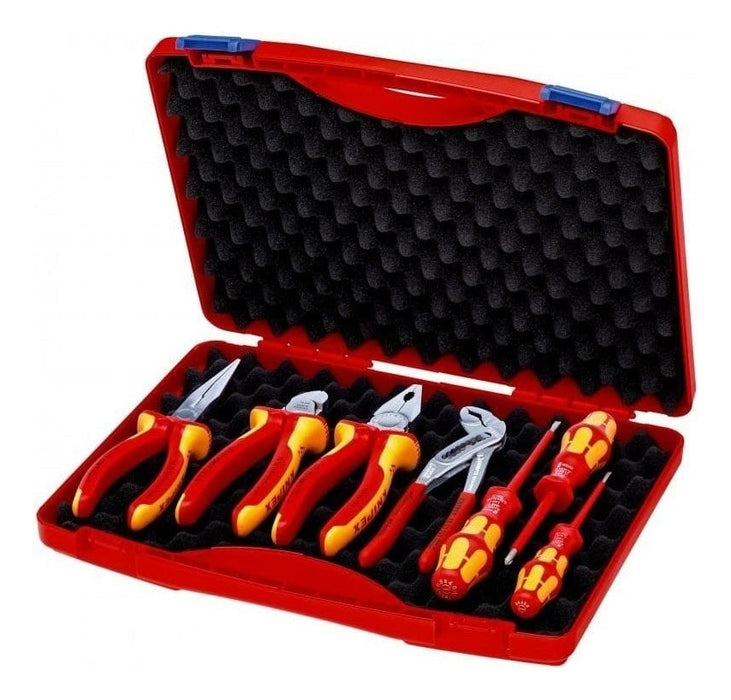Kit Herramientas Instalación Eléctrica 7 Piezas Knipex 1000V