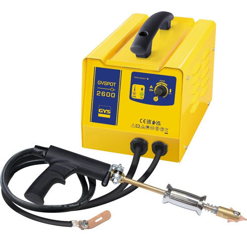 Desabollador 2600a Máquina Soldar 10kw Amarillo Con Ruedas