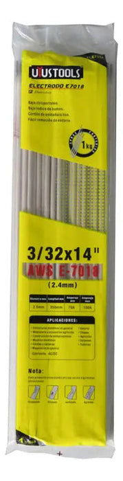 Electrodo E7018 3/32" 1 Kg Uyustools