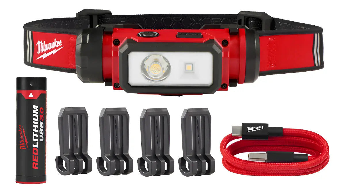 Lámpara de Casco Carga USB LED Milwaukee