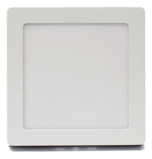 Panel Led Sobrepuesto Cuadrado 12W 6500K Luz Fría