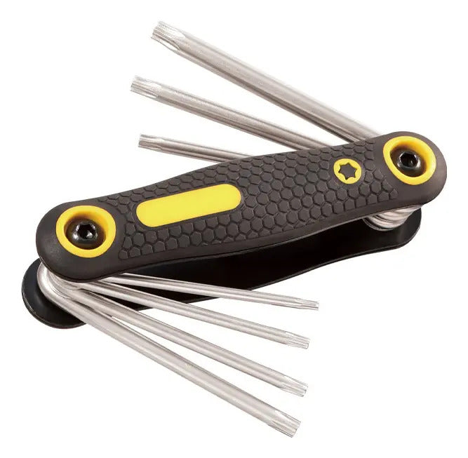 Juego 7 Pcs Llave Torx T10-T40 Bicolor