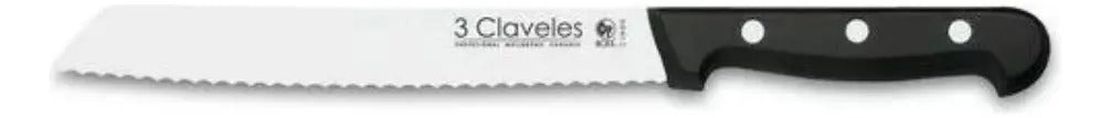 Cuchillo Panero Tres Claveles 920 Inox Mgo Abs 20 Cms Negro
