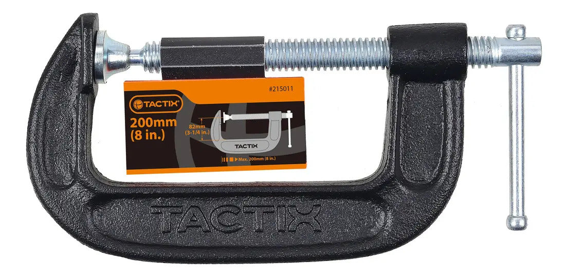 Prensa Tipo C Tactix de 8''
