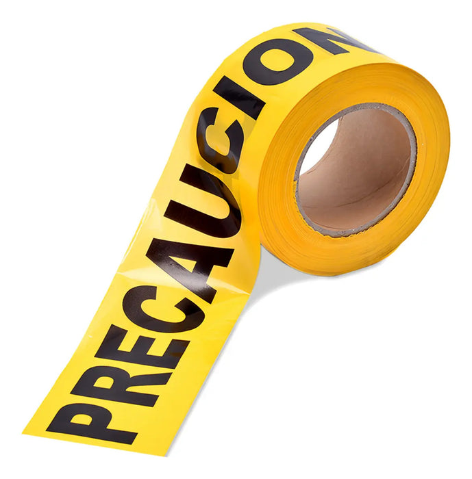 Cinta Precaución Truper Plástico Rollo 304 Mt. Color Amarillo