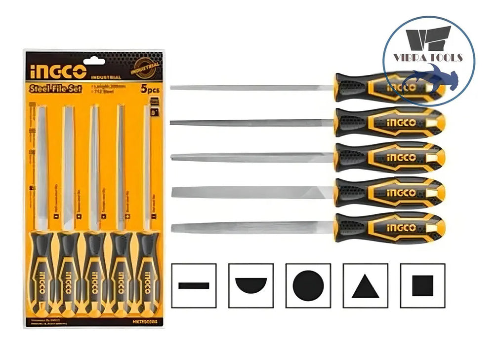 Set De Limatones Para Metal 5 Piezas