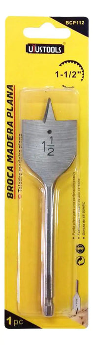 Broca Paleta Plana 1 1/2'' Para Madera Uyustools