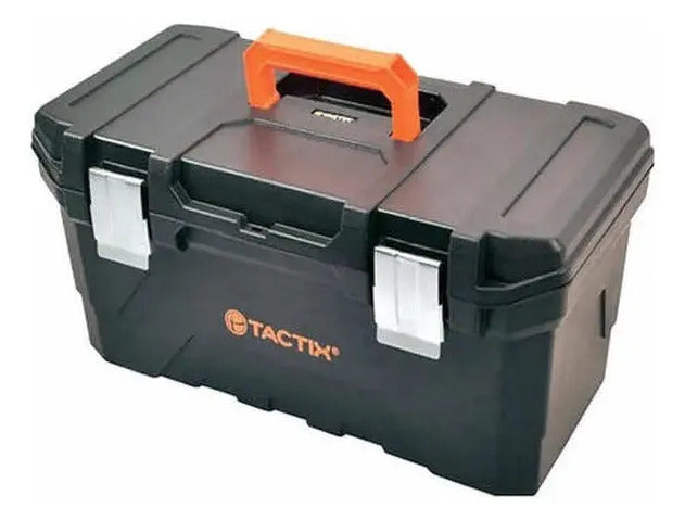 Caja Herramientas Plástica 20" Con Bandeja Tactix