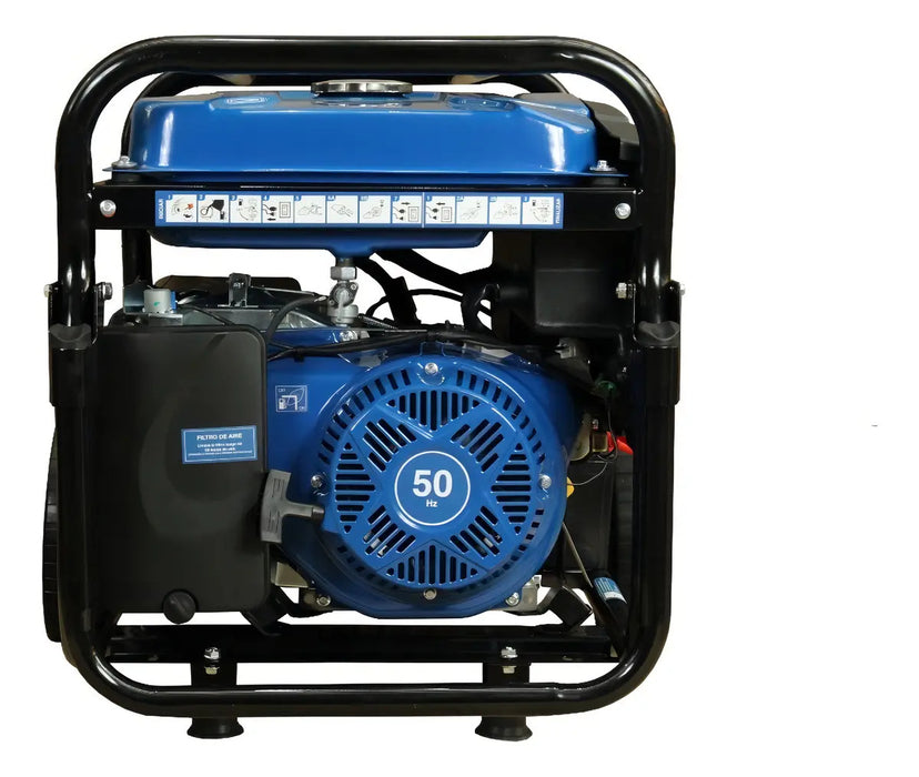 Generador Eléctrico Hyundai 5500W 220V Monofásico Gasolina Arranque Eléctrico