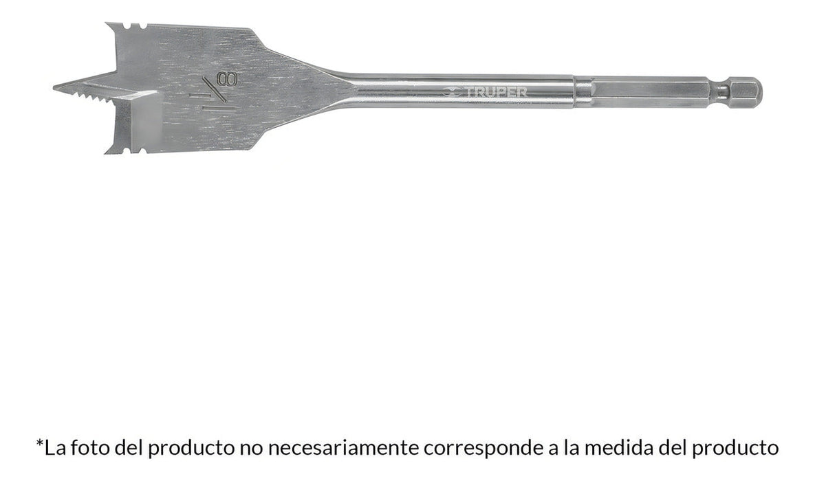 Broca Plana Manita 5/16'' 6 Pz