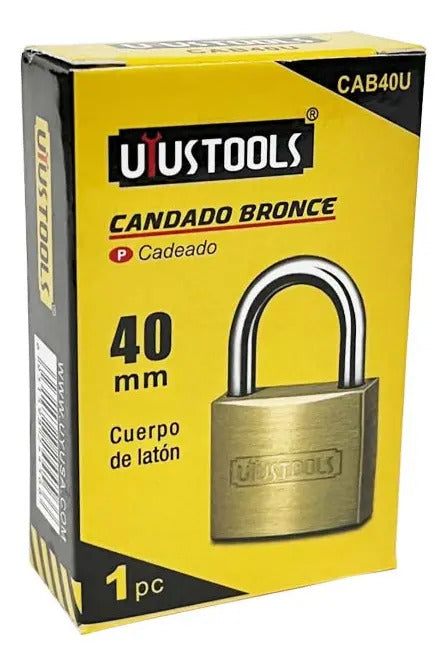 Candado Dorado 40mm Uyustools Caja