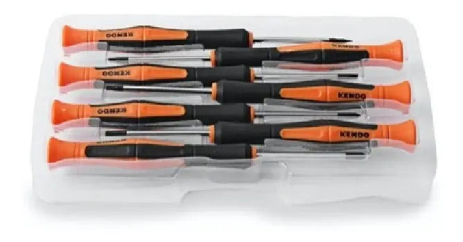 Atornillador Precisión Kendo Juego 7 Piezas Cruz Paleta Torx