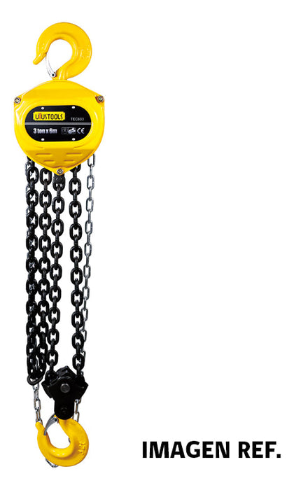 Tecle Cadena 3 Ton X 3m