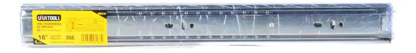Riel Mueble Telescópico Zincado 16'' X2