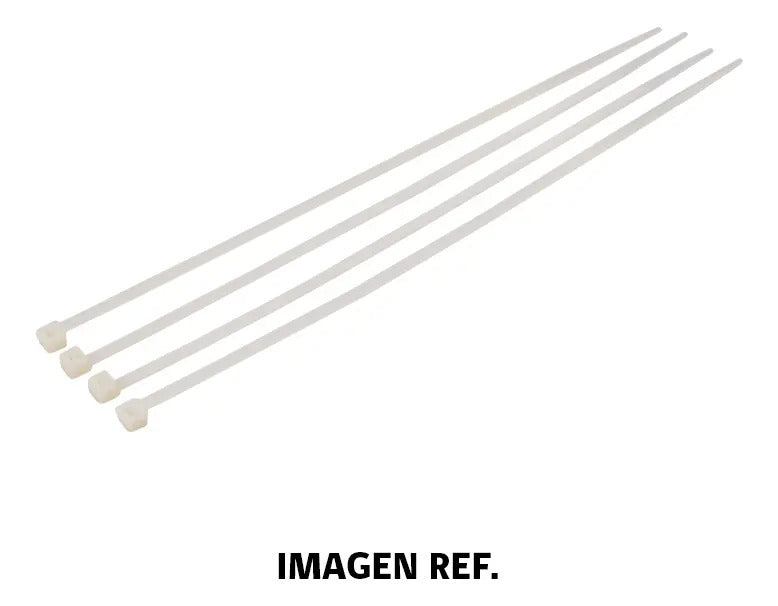 Amarra Plástica Blanca 4.8 X 300