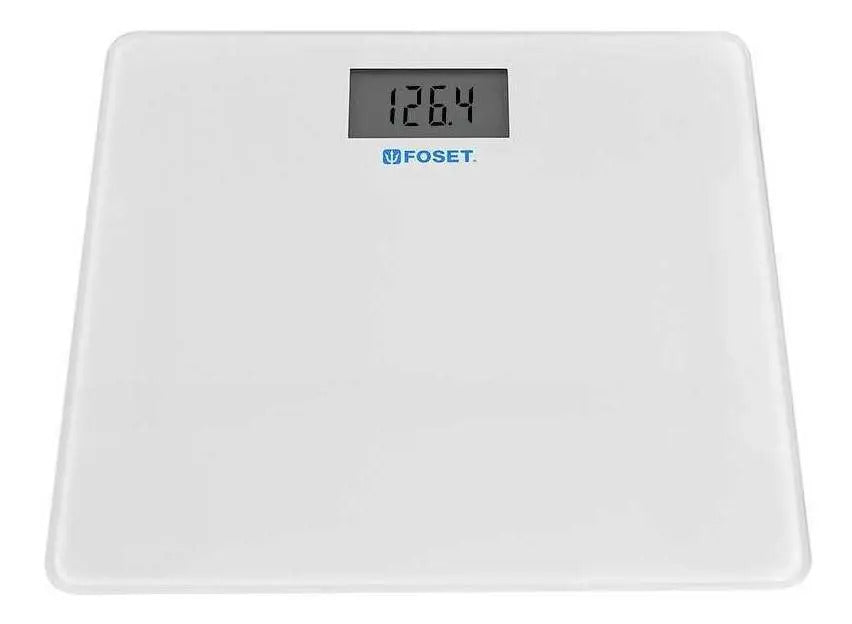 Báscula Digital Foset Basc-180b Blanca, Hasta 180 Kg