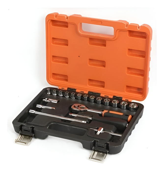 Juego De Dados 1/4'' De 4 A 14mm. 19 Piezas