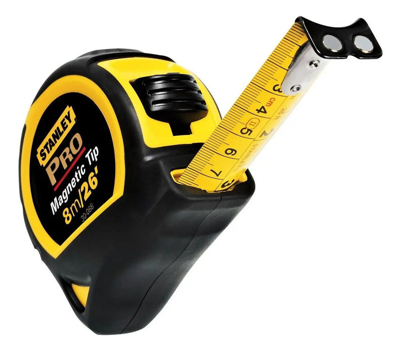Flexómetro Stanley Pro Magnetic Tip 8m/26'