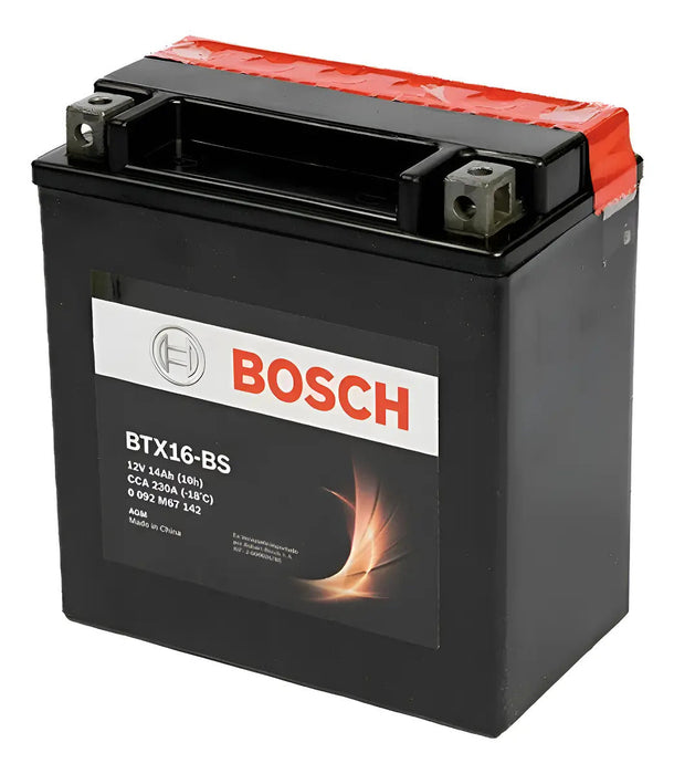 Batería Moto Bosch Btx16-bs 12v 14ah
