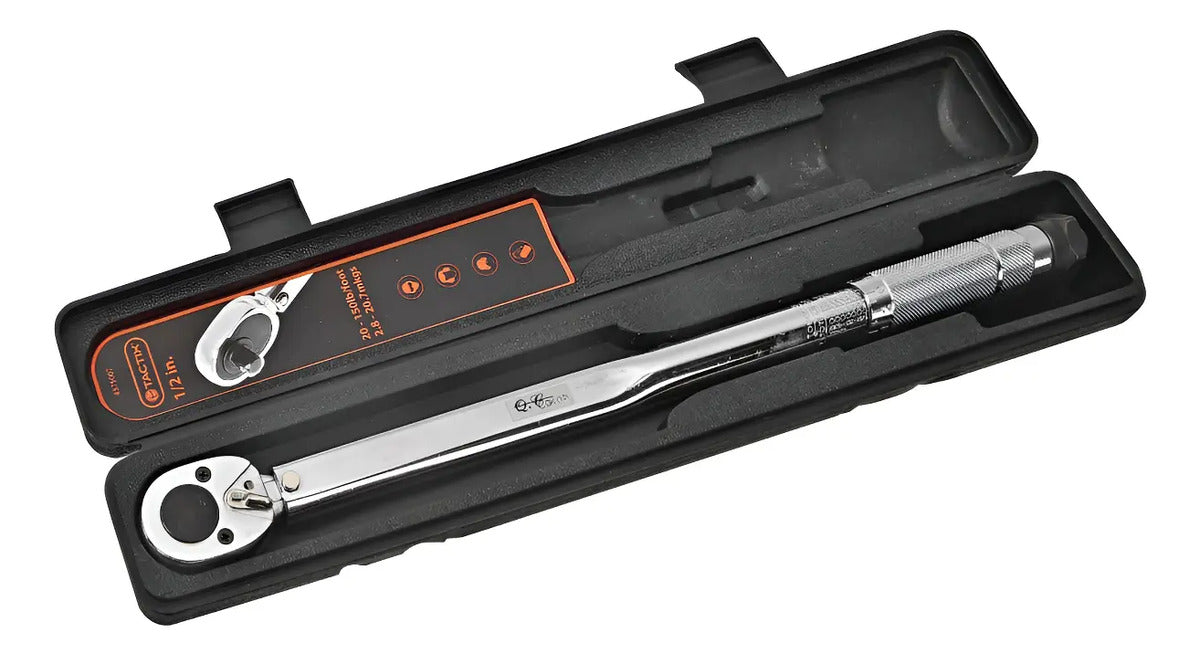 Llave de Torque Torquimetro 1/2 Pulgada 20 A 150 Lb