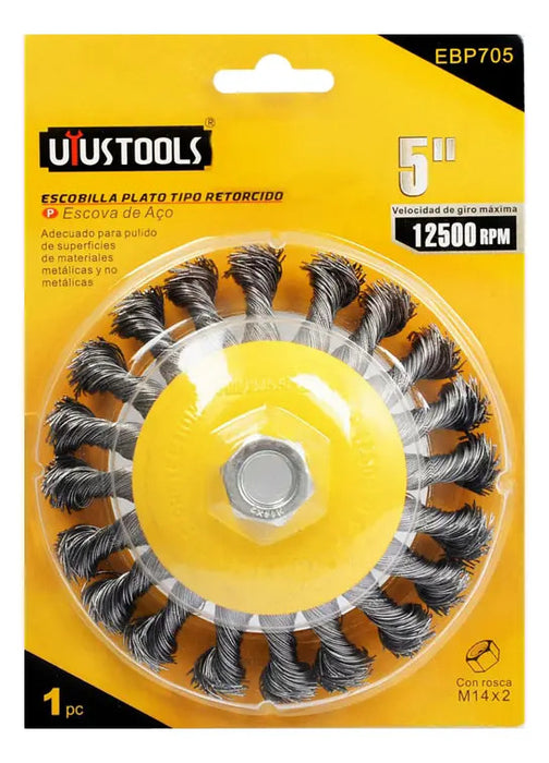 Grata Plato Trenzada 5" M14 Uyustools