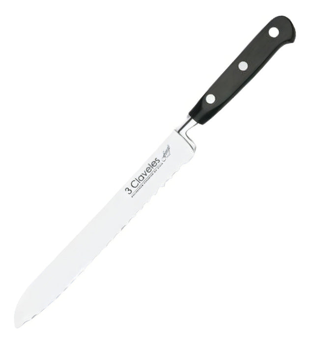 Cuchillo Panero 3 Claveles Forge Forjado 20 Cm Negro