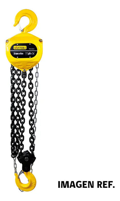 Tecle Cadena 2 Ton X 3m