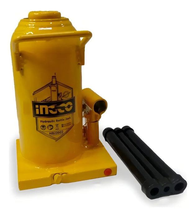 Gata Hidráulica Industrial Tipo Botella 20 Toneladas Ingco