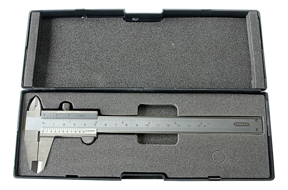 Paquímetro Stanley Steel De Doble Escala 150 Mm