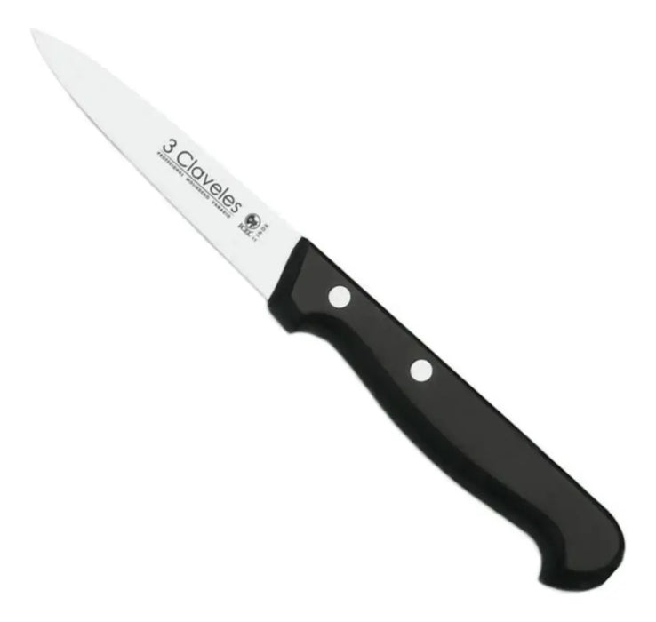 Cuchillo Verduras 9cms Inox Mango Abs Tres Claveles