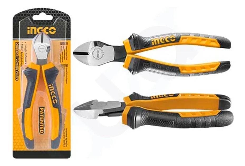 Alicate Corte Diagonal 7'' 180mm Industrial Heavy Duty Naranja