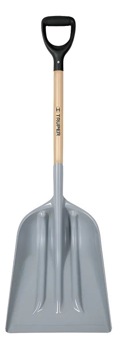 Pala Sanitaria Plástica Extra Ancha Uso Pesado Rudo 117 Cm Color Gris