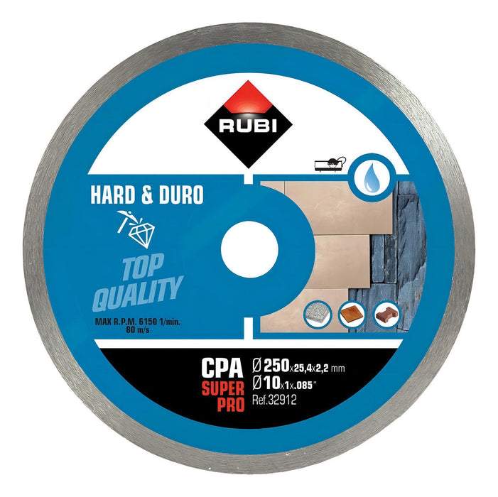 Disco De Diamante Rubi Duro Continuo Cpa-250 Superpro