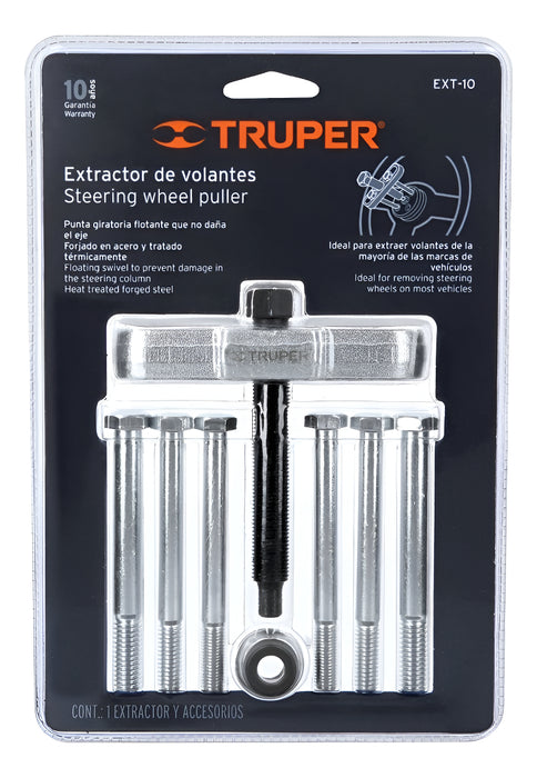 Extractor de Engranajes y Orificios Roscados Truper #ext-10 Jgo 10