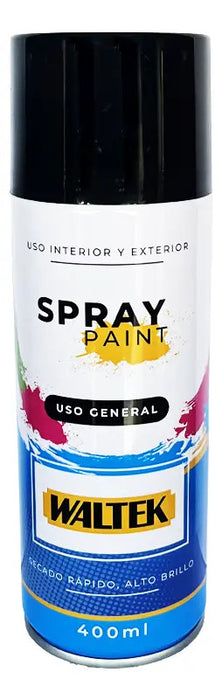 Pintura Spray 400ml/230g Normal-negra Matea Waltek