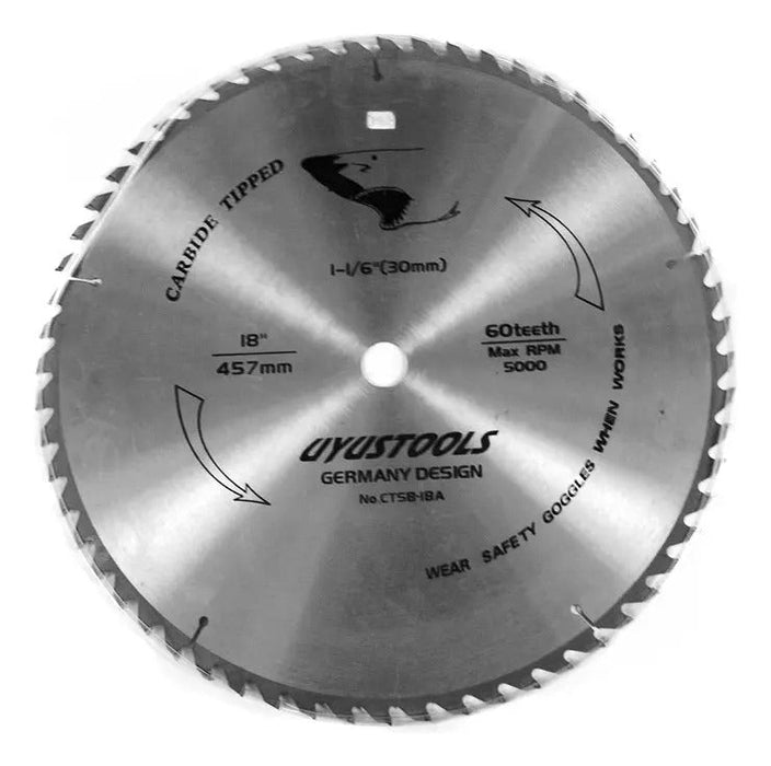 Disco Sierra 18" x 60 Dientes Madera Uyustools