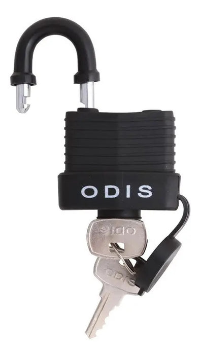 Candado Waterproof Odis 49mm con Llave Negro