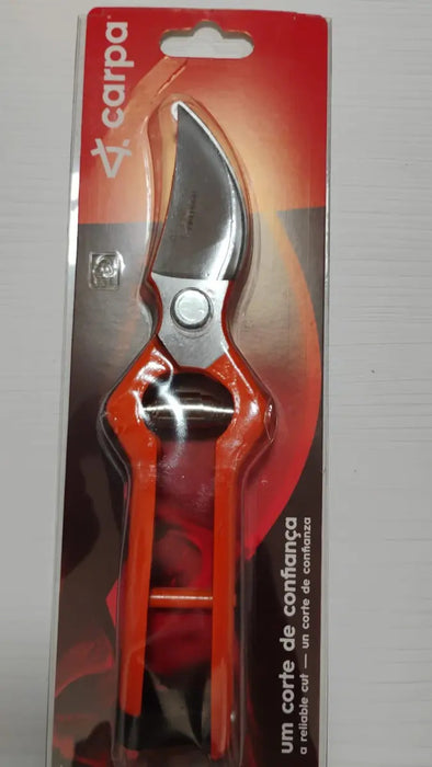 Tijera Carpa Podar Forjada 21 Cms Color Naranja