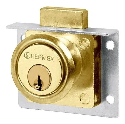 Cerradura Hermex CM-24L Latón Entero