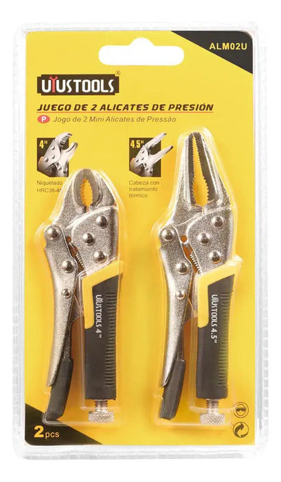 Set 2 Alicate Caiman 4" - 4.5"