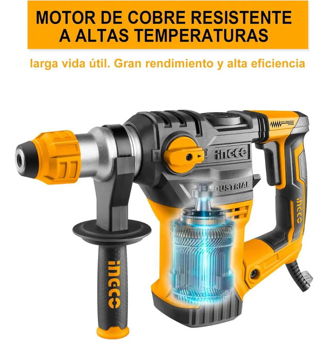Rotomartillo Ingco Industrial Amarillo 1.5kW SDS Plus