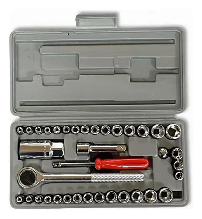 Juego De Dados 1/4 - 3/8 40pcs