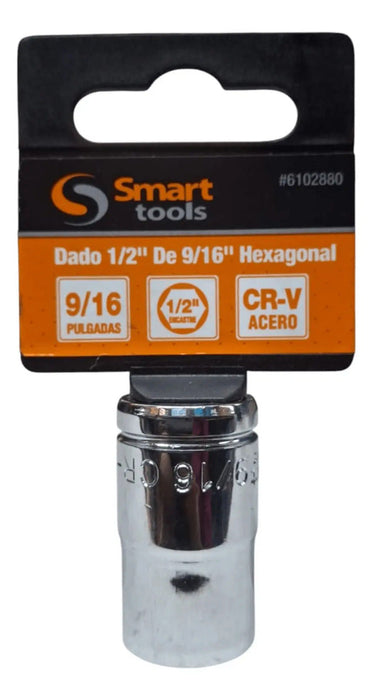 Dado Corto 1/2'' de 9/16'' Hexagonal