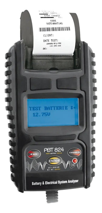Probador de Batería PBT824 con Impresora GYS
