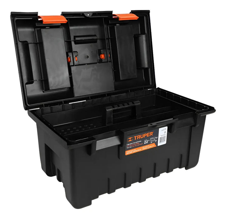 Caja Herramienta 22'' Naranja Con Comp.