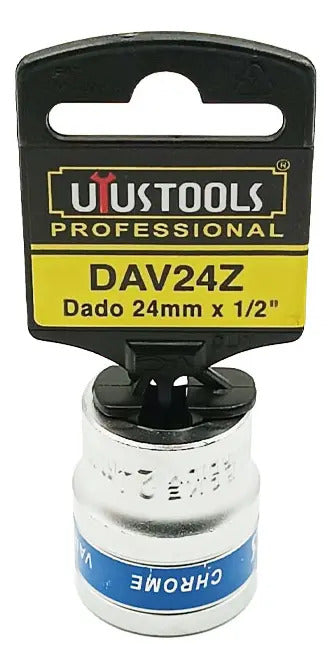 Dado 24mm-1/2" Azul C/colgador Uyustools
