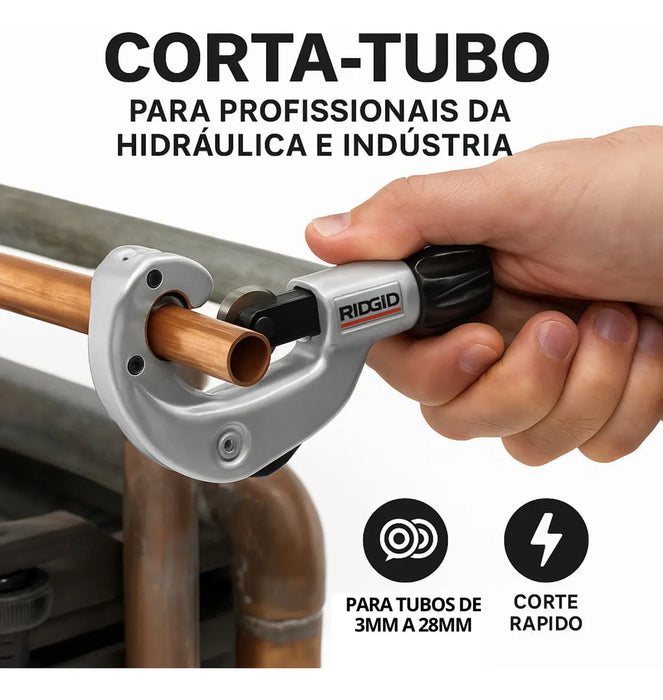 Cortador de Tubos 1/8" a 1.1/8" Ridgid