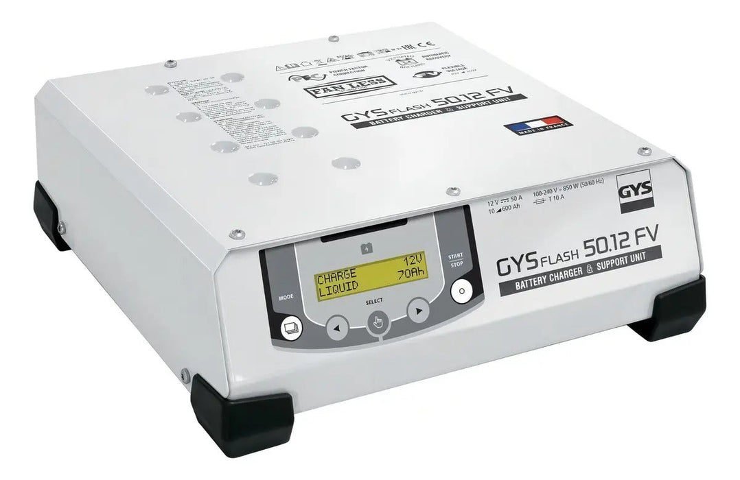 Cargador Baterías Gysflash 50.12 HF FV Gys