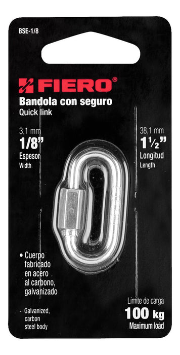 Bandola Acero 1/8'' Seguro